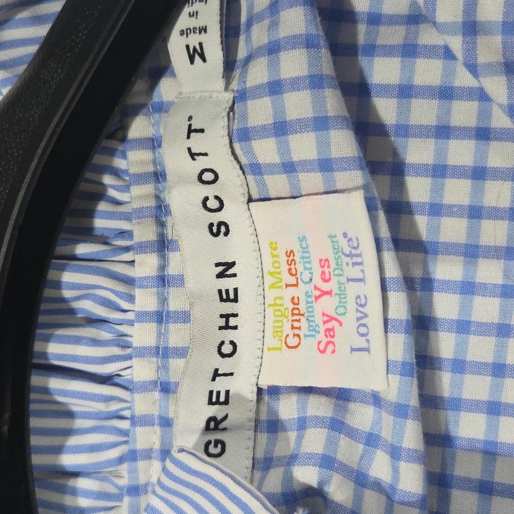 Gretchen Scott Designs Blue And White Striped Dress. Great Condition! - Picture 8 of 11